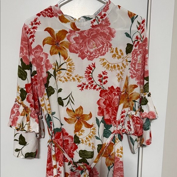 Petal & Pup Pink Floral Blouse - Picture 4 of 9